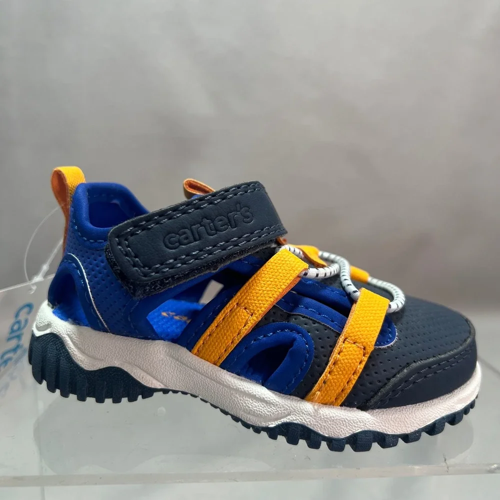 Carter's Metheor Toddler Sneaker Sandals Navy Blue Orange by Athletic Outdoor 4M